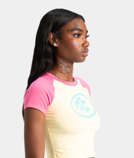 Mea Culpa Raglan Tops Baby Pink (1)