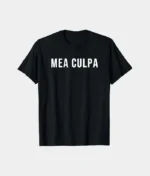 Mea Culpa T Shirt Black (2)