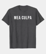 Mea Culpa T Shirt Dark Grey (1)