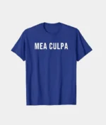 Mea Culpa T Shirt Royal Blue (2)